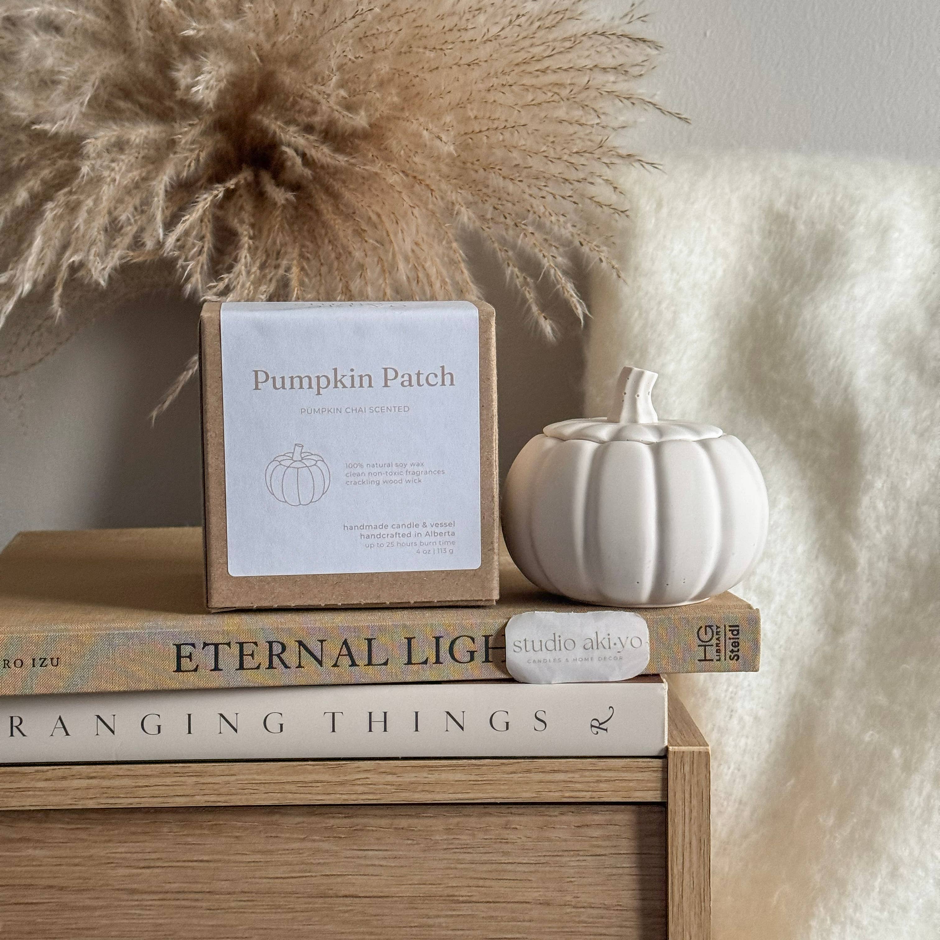 Studio Akiyo - Pumpkin Jar Soy Candle Pumpkin Chai | Fall Autumn
