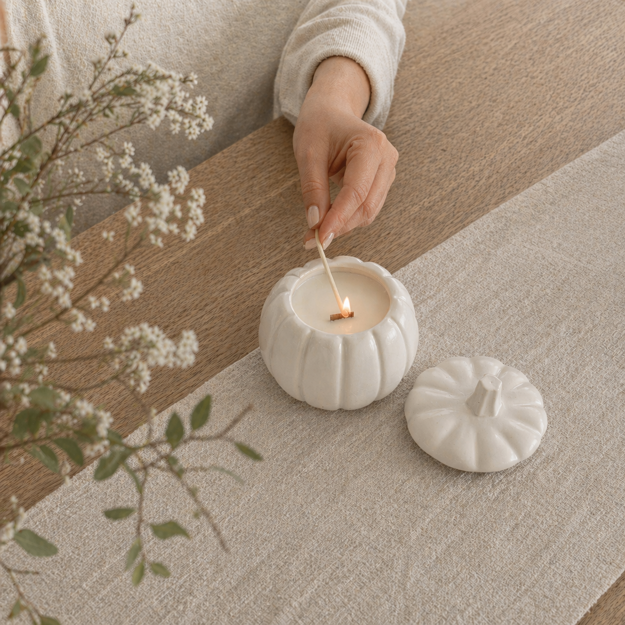 Studio Akiyo - Pumpkin Jar Soy Candle Pumpkin Chai | Fall Autumn