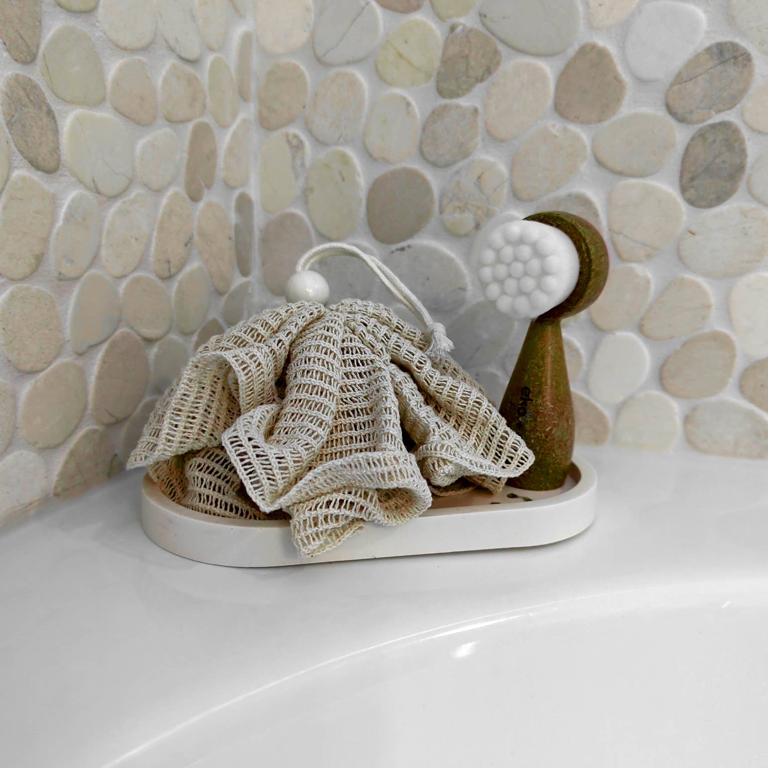 Mesh Bath Pouf