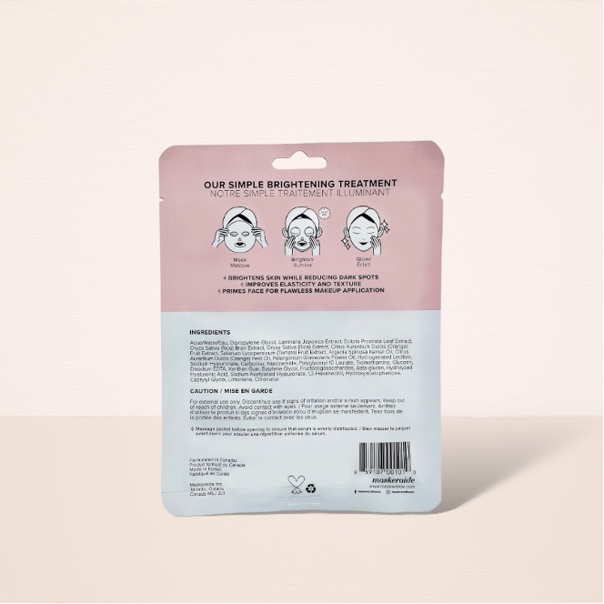 Maskeraide - Pre Party Prep Brightening Sheet Mask