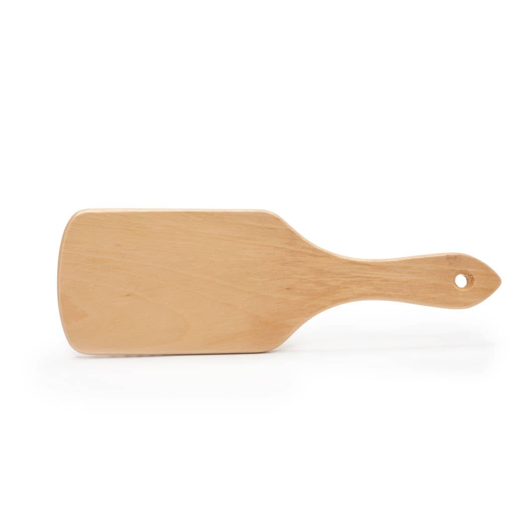 Natural wooden bamboo hair brush