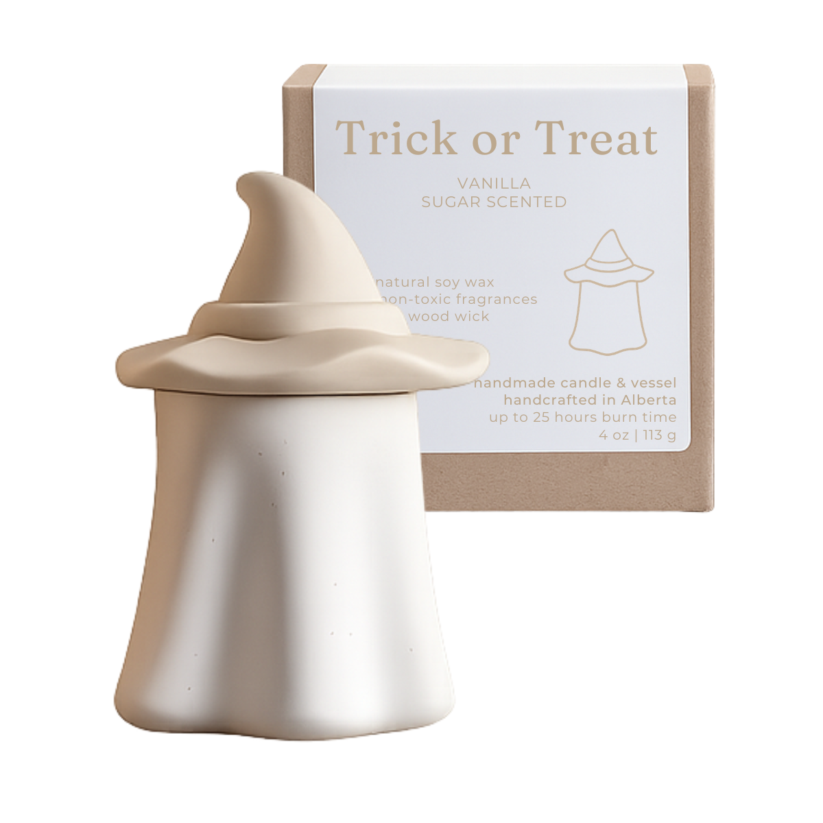 Studio Akiyo - Ghost Soy Candle Trick or Treat Vanilla Sugar | Halloween