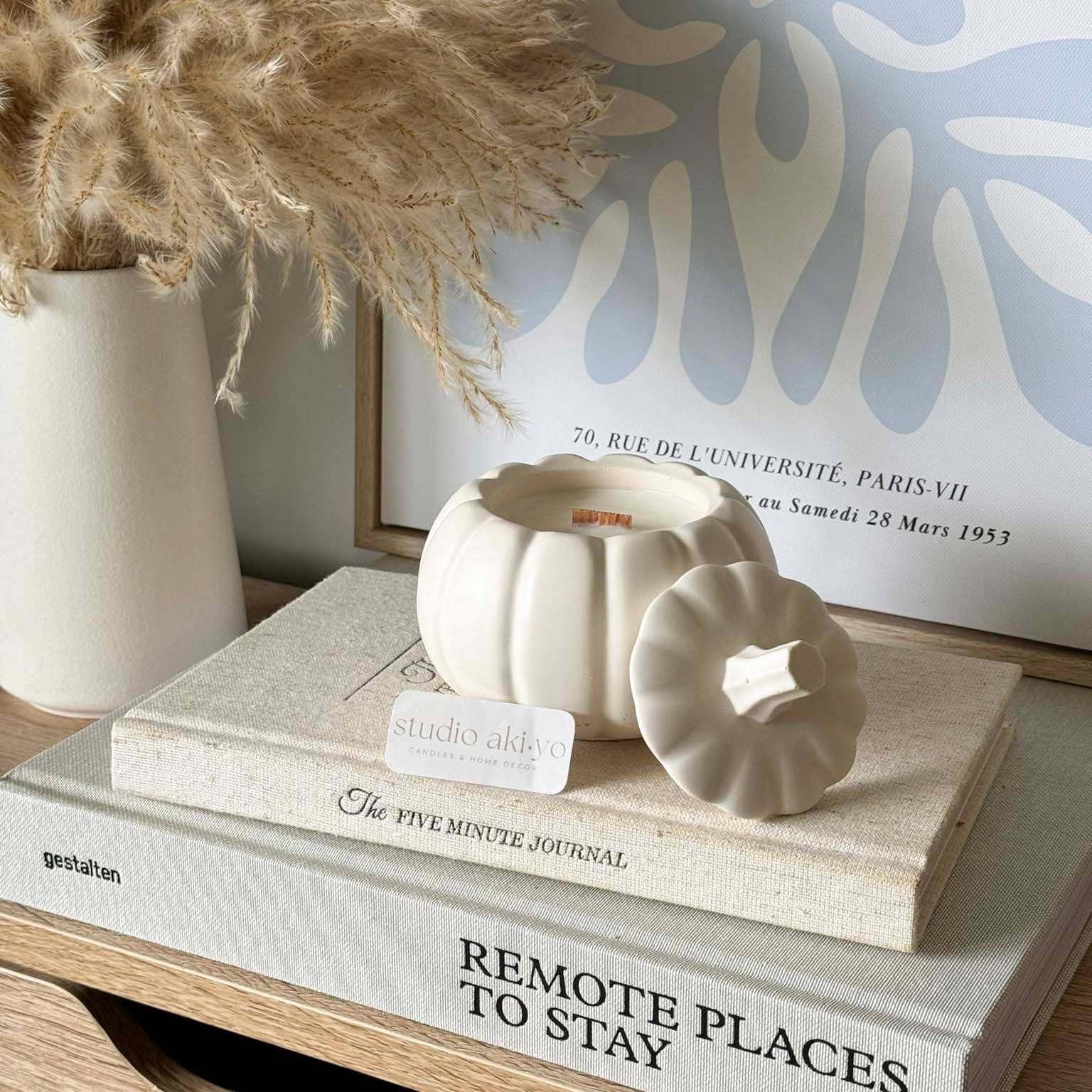 Studio Akiyo - Pumpkin Jar Soy Candle Pumpkin Chai | Fall Autumn