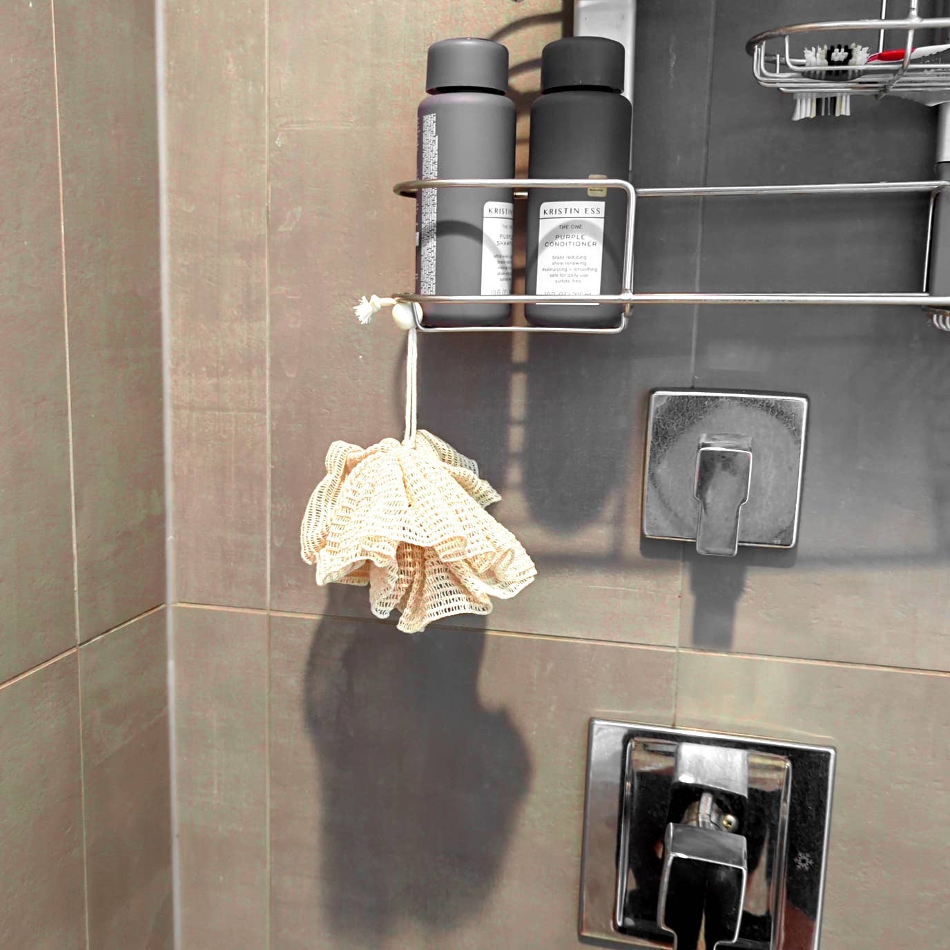 Mesh Bath Pouf
