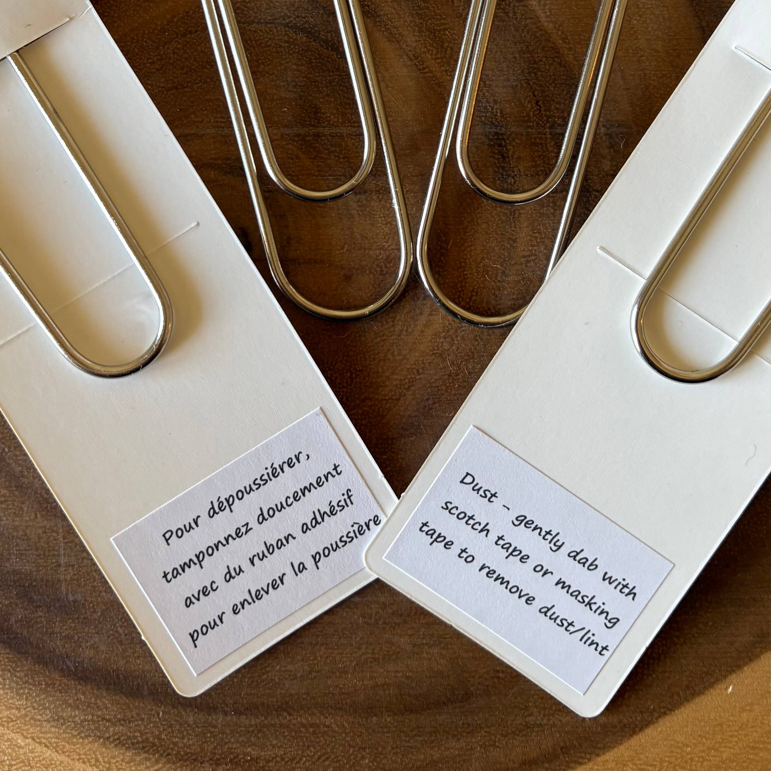 ForgetBKnot - Bookmark- Hand-sewn Flower & Oversized Paperclip Bookmark 