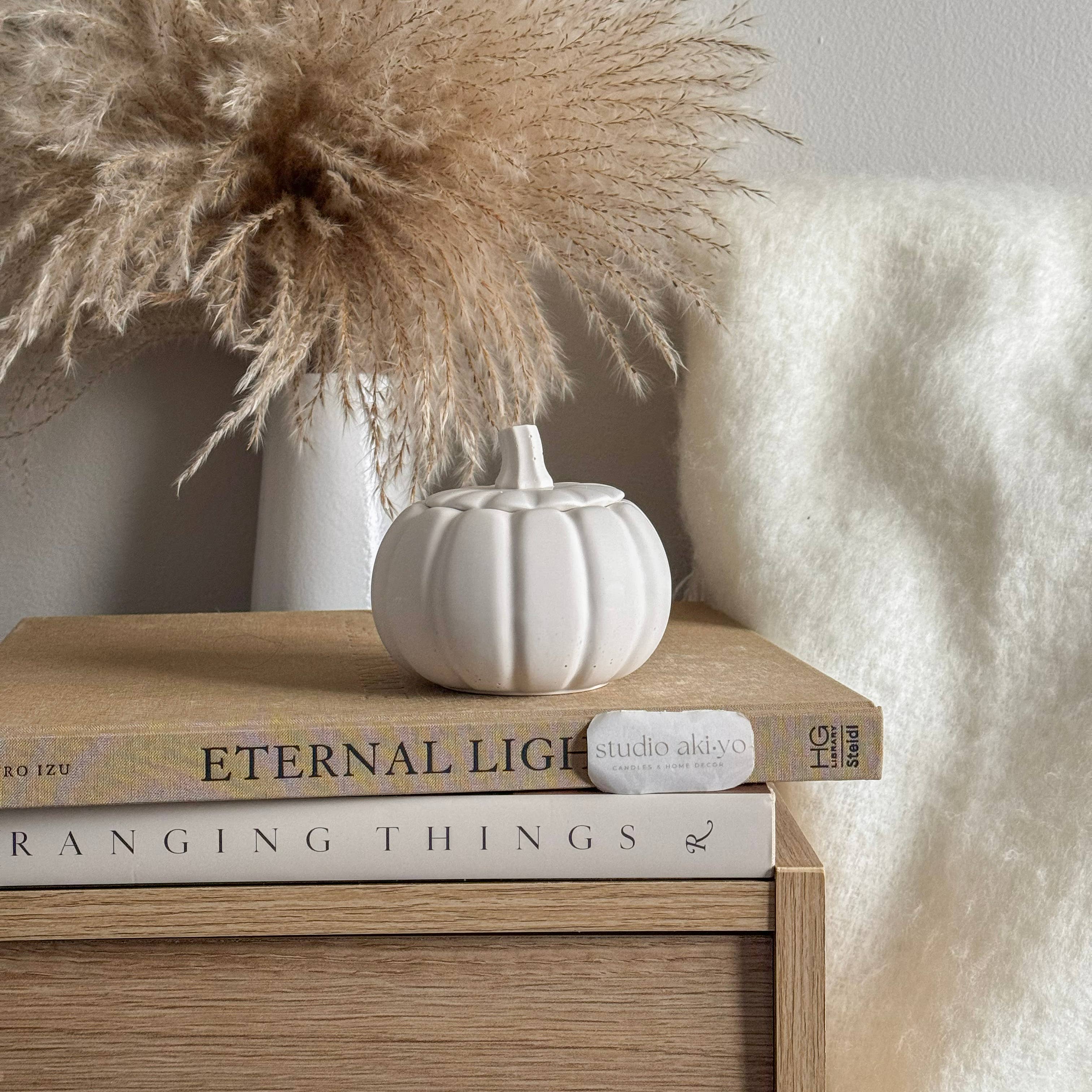 Studio Akiyo - Pumpkin Jar Soy Candle Pumpkin Chai | Fall Autumn