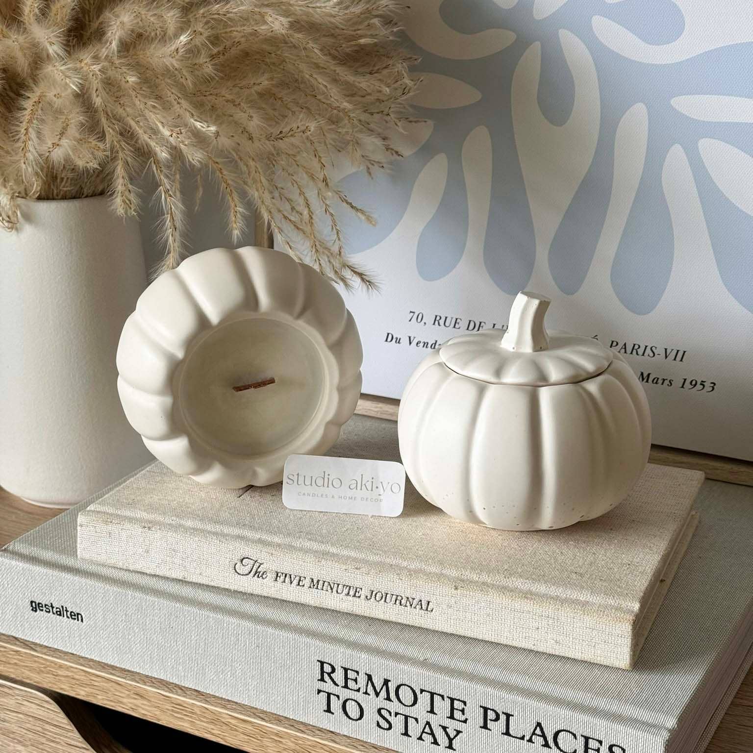 Studio Akiyo - Pumpkin Jar Soy Candle Pumpkin Chai | Fall Autumn