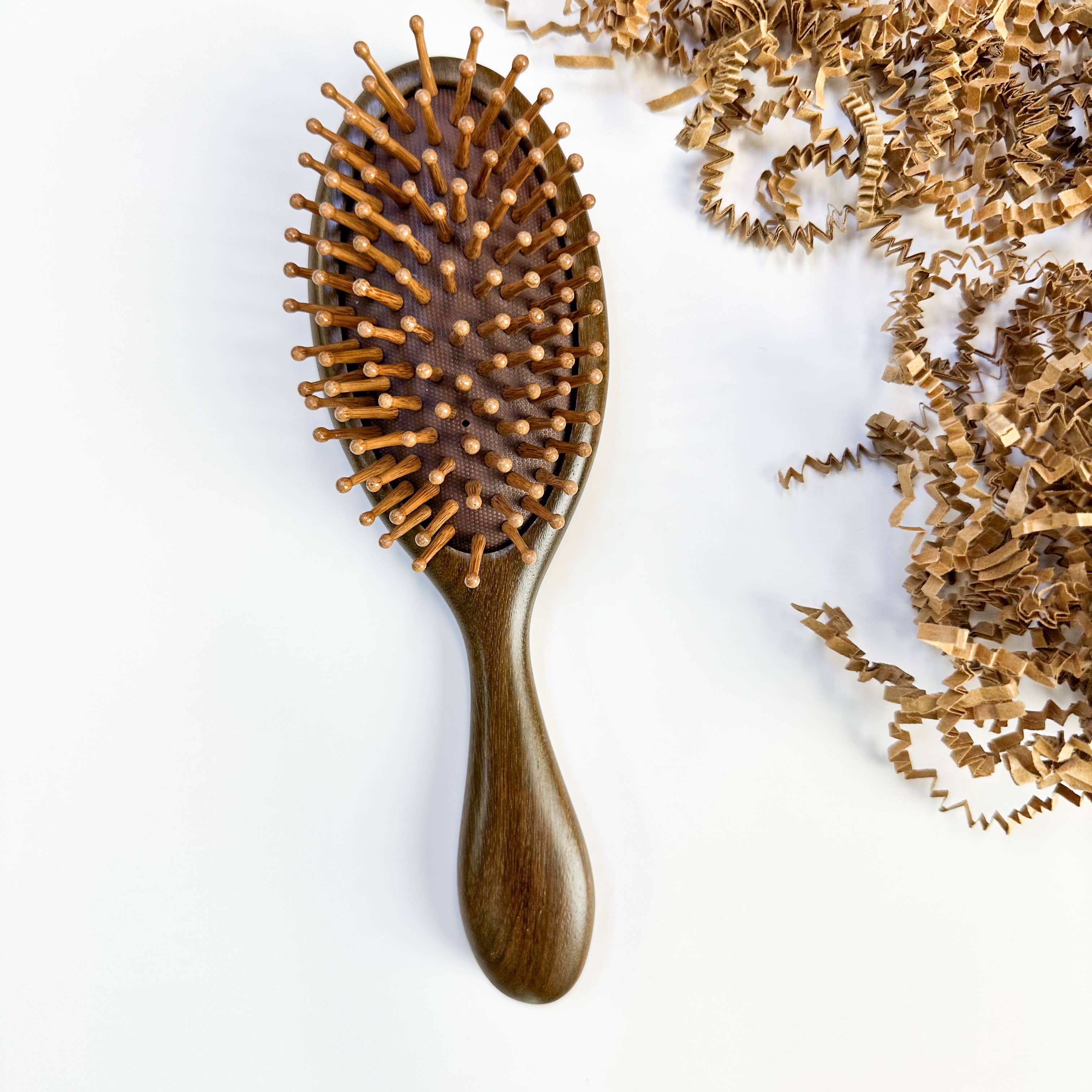 Smile Boutiques - Sandalwood Hair  Brush and Scalp Massager