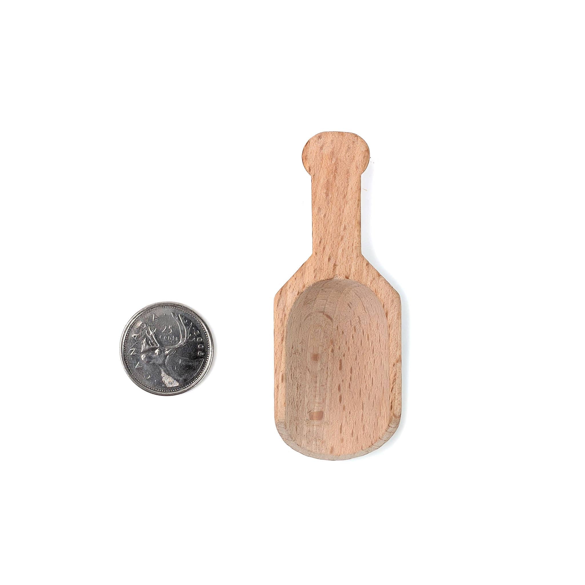 Mini Bamboo Spoon Scoop for Bath Soaks