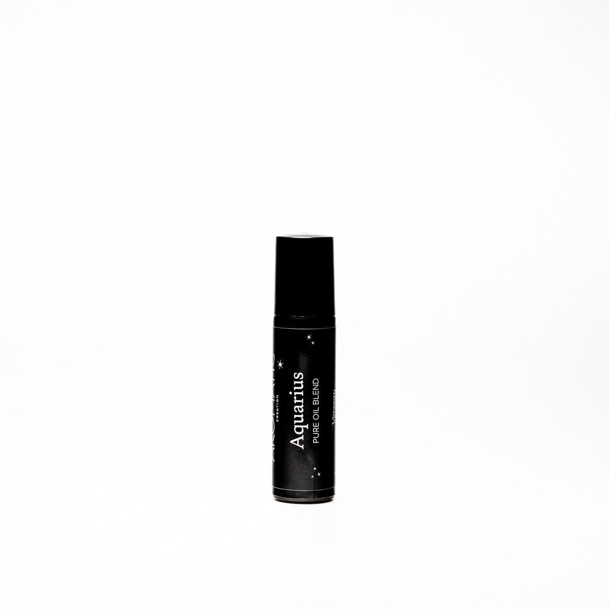 Black cylindrical container with 'Aquarius' branding on a white background